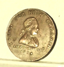 1794 J.H.TOOKE, TRIED FOR TREASON POLITICAL HALFPENNY TOKEN, DH1045 MX. R36