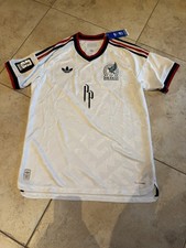 Peso Pluma x Adidas Mexico Authentic Away Jersey White Large L WORLD CUP 26