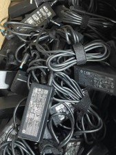 Lot of 50X HP 45W 19.5V HSTNN-DA40 AC Power Adapter blue tip With Power Cables