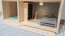 Dollhouse Miniature battery ceiling Led light 1:12 scale, Dollhouse battery...