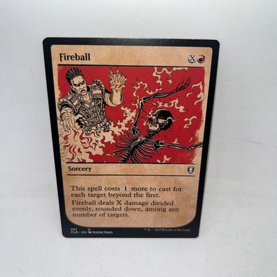 Fireball (Showcase) Battle for Baldur's Gate Magic: The Gathering LP