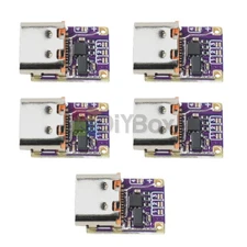 5pcs USB PD Type-C DC 5V 20V 28V 36V 48V Adjustable Voltage Power Trigger Module