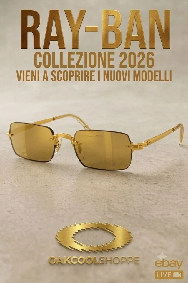 Ray-ban occhiali da sole: nuovi modelli collezione 2026 Asap Rocky & altro