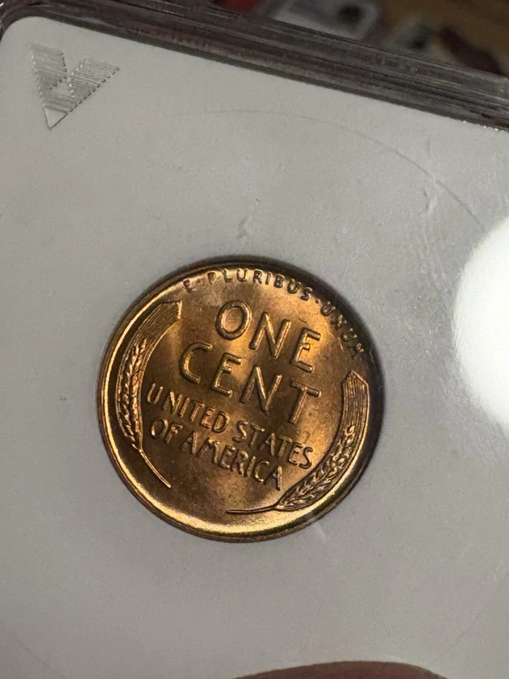 1942 MS66RD Lincoln Wheat, Old ANACS Soapbox Holder, Red Penny, Rare Holder - Image 4 of 4