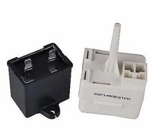 NEW W10613606 REFRIGERATOR COMPRESSOR START RELAY OVERLOAD CAPACITOR KIT