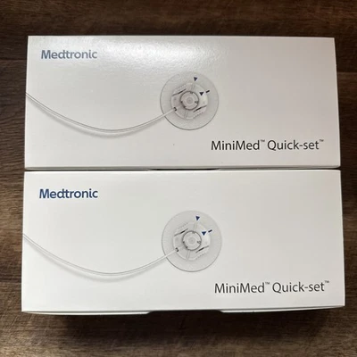 MiniMed Quick-set Infusion SEALED BOXES 10each-9mm/23in MMT-397A Lot of 2 - Bild 1 von 3