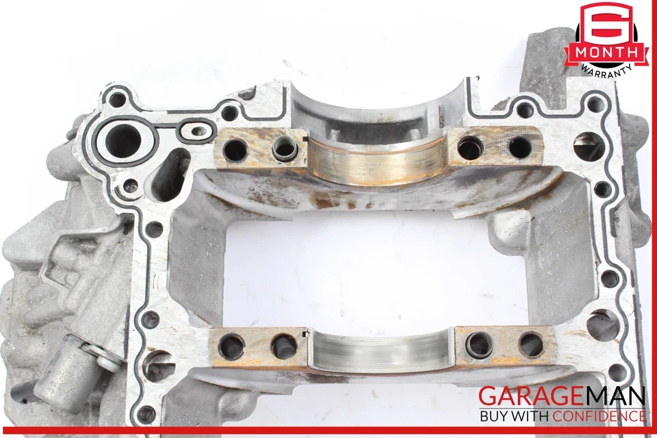 09-16 Audi S4 Lower Block Oil Pan Crankshaft Mount 06E103032 OEM - Image 2 of 4