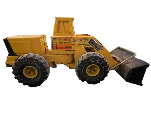 Vintage TONKA LOADER MIGHTY TURBO-DIESEL XMB-975 FRONT END BUCKET LOADER 54240