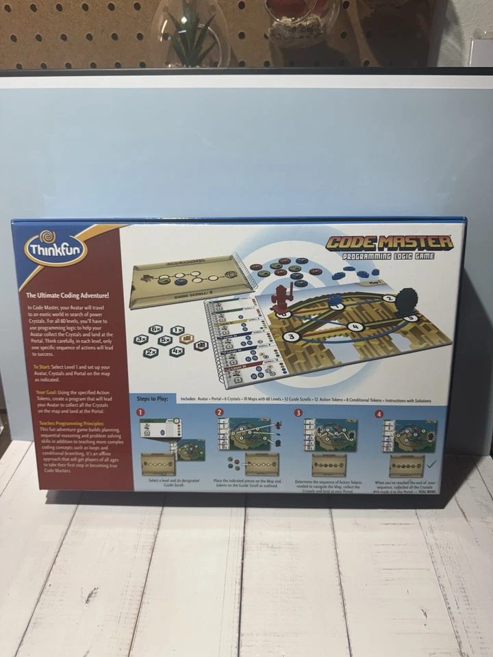 Thinkfun Code Master Programming Logic Minecraft Board Game Single Player 8+ - Image 2 of 4