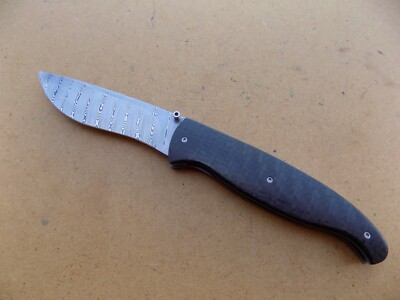 Andre Thorburn Custom Damasteel Folding Knife