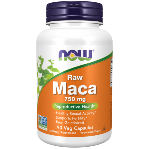 Now Foods MACA Roh RAW 750 mg 90 Kapseln - Bild 1 von 2