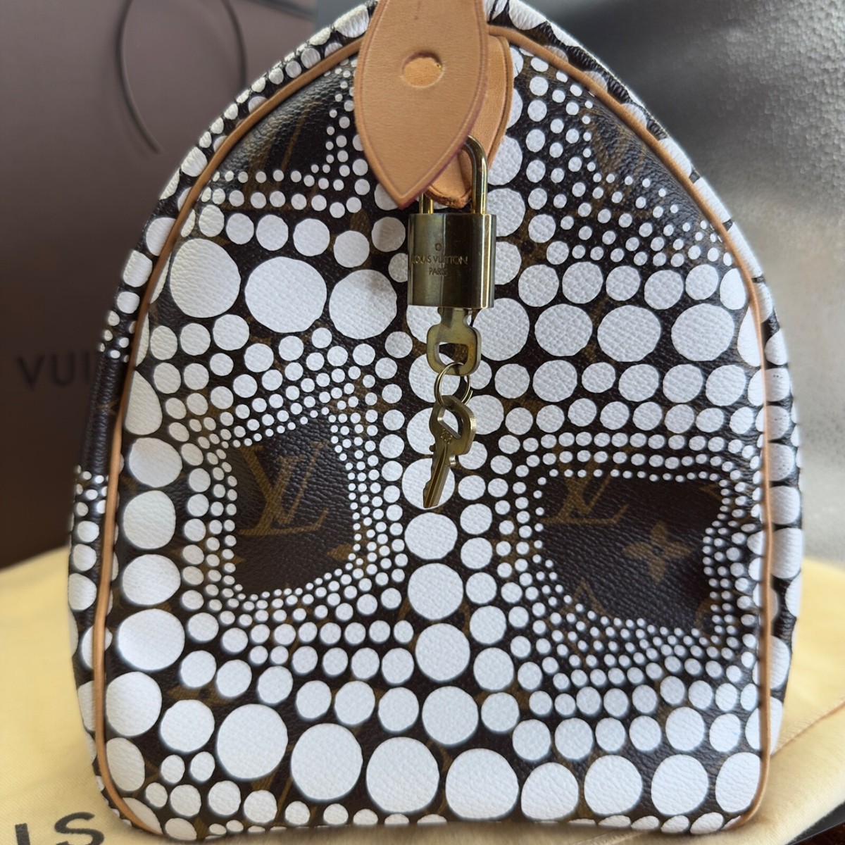 Louis Vuitton Speedy Handbag 30 Yayoi Kusama Limited Edition in