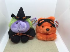 Puffkins Swibco Halloween Limited Edition Plush Esmeralda Witch  Bear With Tags