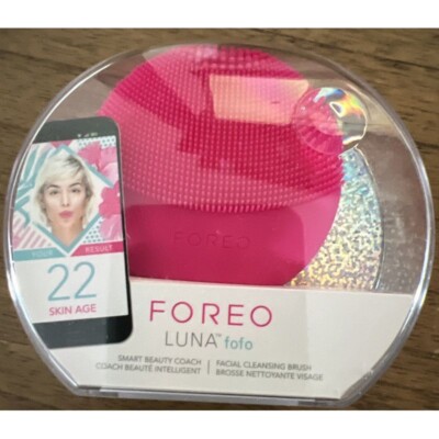 NEW ~  FOREO LUNA fofo Smart Analyzer Facial Cleansing Brush, FUCHSIA