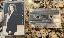 Michael Bolton Soul Provider Cassette Tape 1989 Includes words to the songs