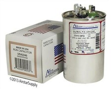 55 5 uF MFD x 370 / 440 VAC Motor Run Capacitor AmRad USA2240 - Made in USA