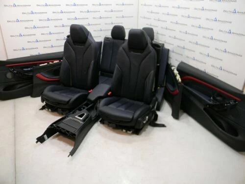 Asientos tuning deportivos azules para coches