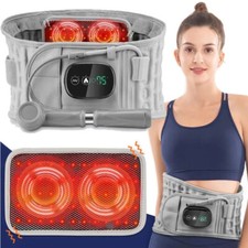 Cordless Heating Decompression Belt Lumbar Support for Lower Back Pain Relief US