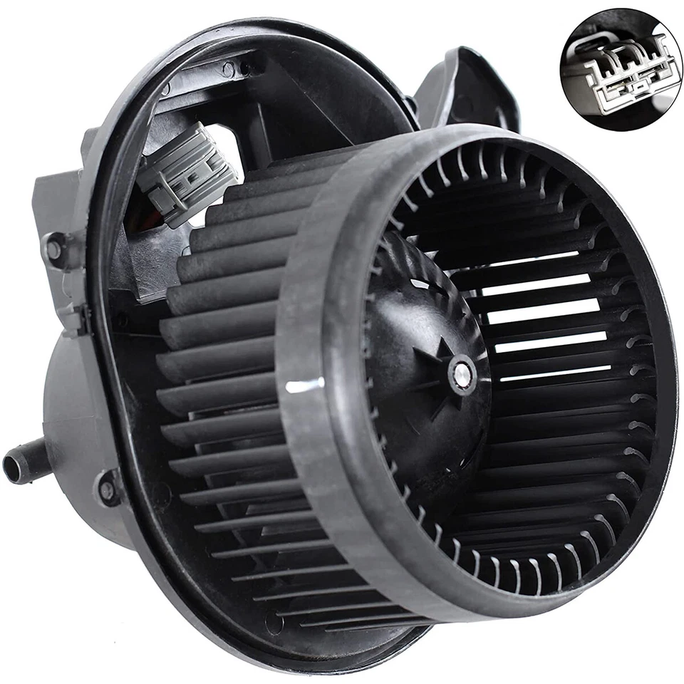 A/C Heater Blower Motor w/ Fan Cage for Volvo V70 2001-2007 Volvo XC70 2003-2007 - Image 3 of 4