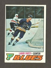1977-78 Topps Hockey Card #199 Larry Patey – St. Louis Blues