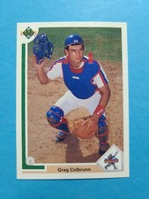 GREG COLBRUNN 1991 UPPER DECK STAR ROOKIE BASEBALL CARD # 15 F6764. rookie card picture