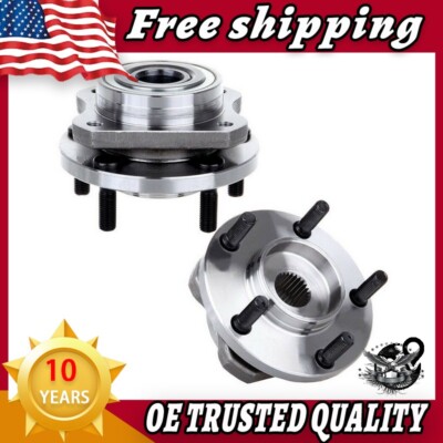 (2) Front Wheel Hub & Bearing for 96-2007 Dodge Caravan Chrysler Town & Country