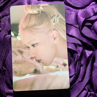 Rose BLACKPINK SEASON Girl KPOP Photo Goddess Card Rosie Hank Kiss