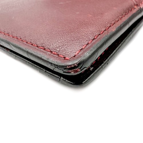 Cartier Must Line Logo Leather Bifold Long Wallet Black Must de Cartier Auth - Picture 17 of 23