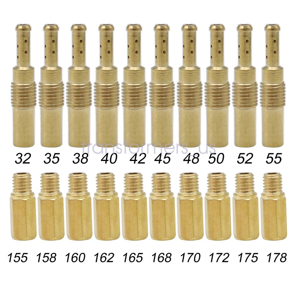 For Honda CR85R 2004 10Pcs Carburetor Main Jet kit Slow Pilot Jet 10Pcs - Image 3 of 4