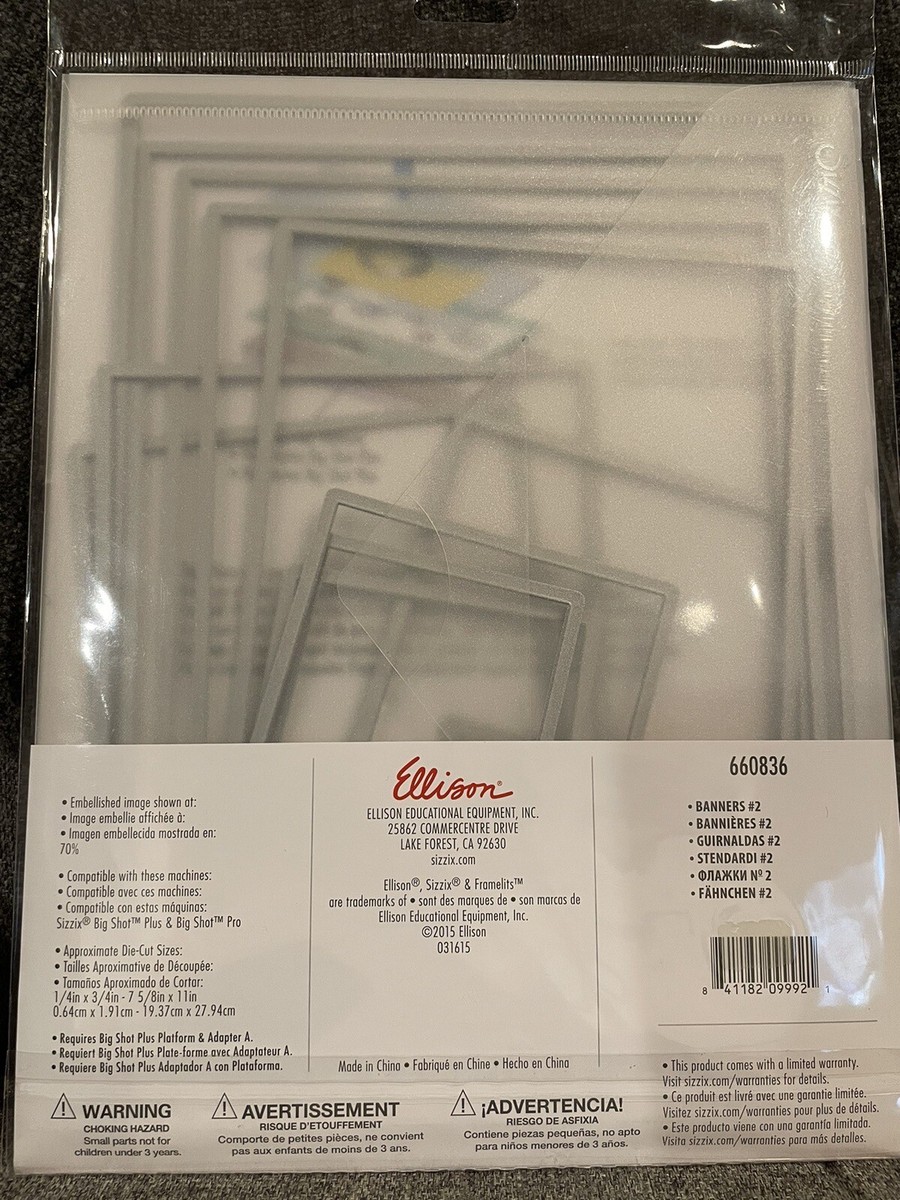 Sizzix Framelits Plus Dies Banners #2