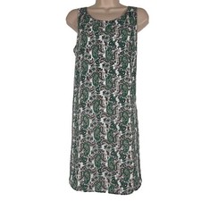 Dalia Shift Dress Women's Size 6 Sleeveless Above Knee Lightweight Paisley Lined