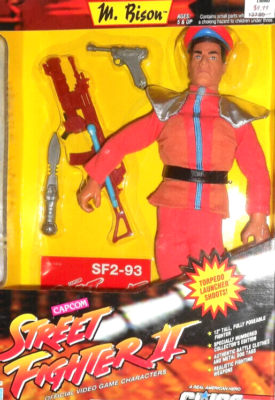 GI JOE Street Fighter II M BISON 12 inch gijoe 1993 vintage 2