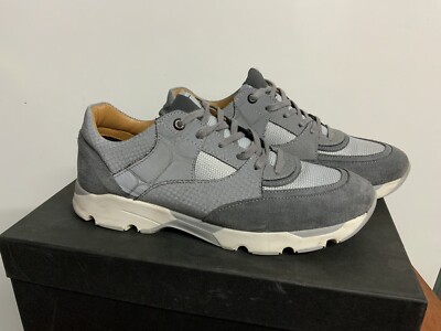 Android Homme Leather Suede Trainers Grey/silver Sz 40 (uk6) 1ce WornUnisex  £185 UK