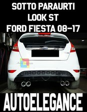 Ford Fiesta MK7 2008-2017 Diffusor Unten Stoßstange ABS/Kunststoff Look St