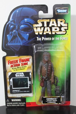 Chewbacca Con Ballesta Freeze Frame Slide Star Wars Power Force PotF 69882