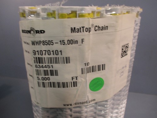 REXNORD 91070101 Catena MatTop 5 piedi WHP8505-15,00 POLLICI 634451 - Foto 2 di 4