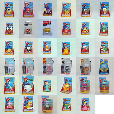 Jakks Pacific World of Nintendo 2.5'' Action Figures You Choose! 1/30 HUGE UPDATE