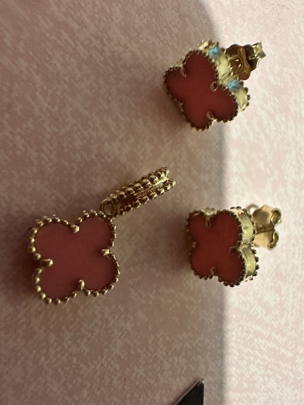 18ct gold earrings eBay