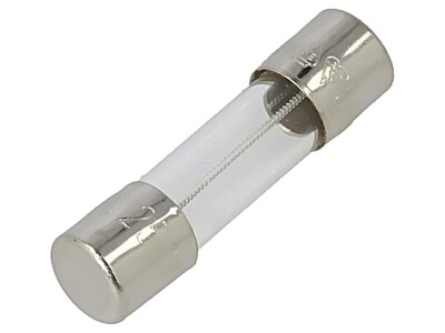 5X TSD-500MA Sicherung: Schmelz 500mA 250VAC aus Glas 20x5,2mm Messing OPTIFUS