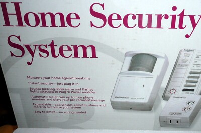 RadioShack Wireless Home Security System Home Automation 49-2551