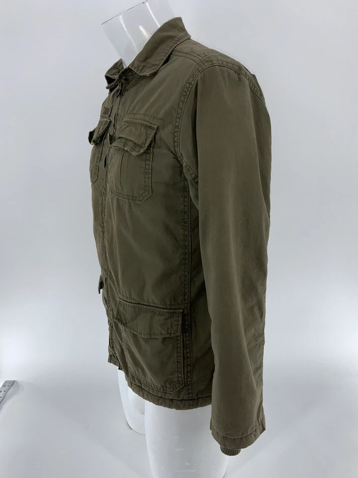 Children’s Place Varsity League Army Jacket XL Boys Green Fleece YGI V4-167 - Image 4 of 4