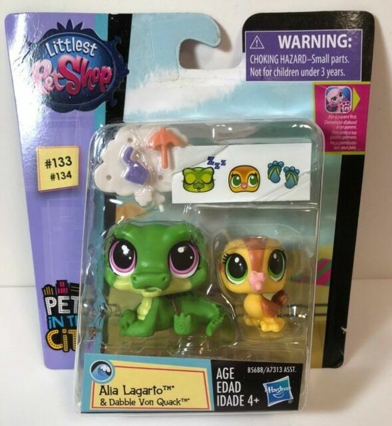 Littlest Pet Shop in The City Alia Lagarto Alligator Dabble Von Quack