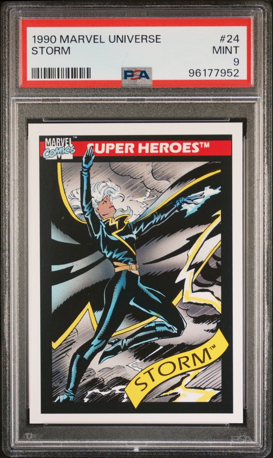 1990 Impel Marvel Universe Storm #24 PSA 9