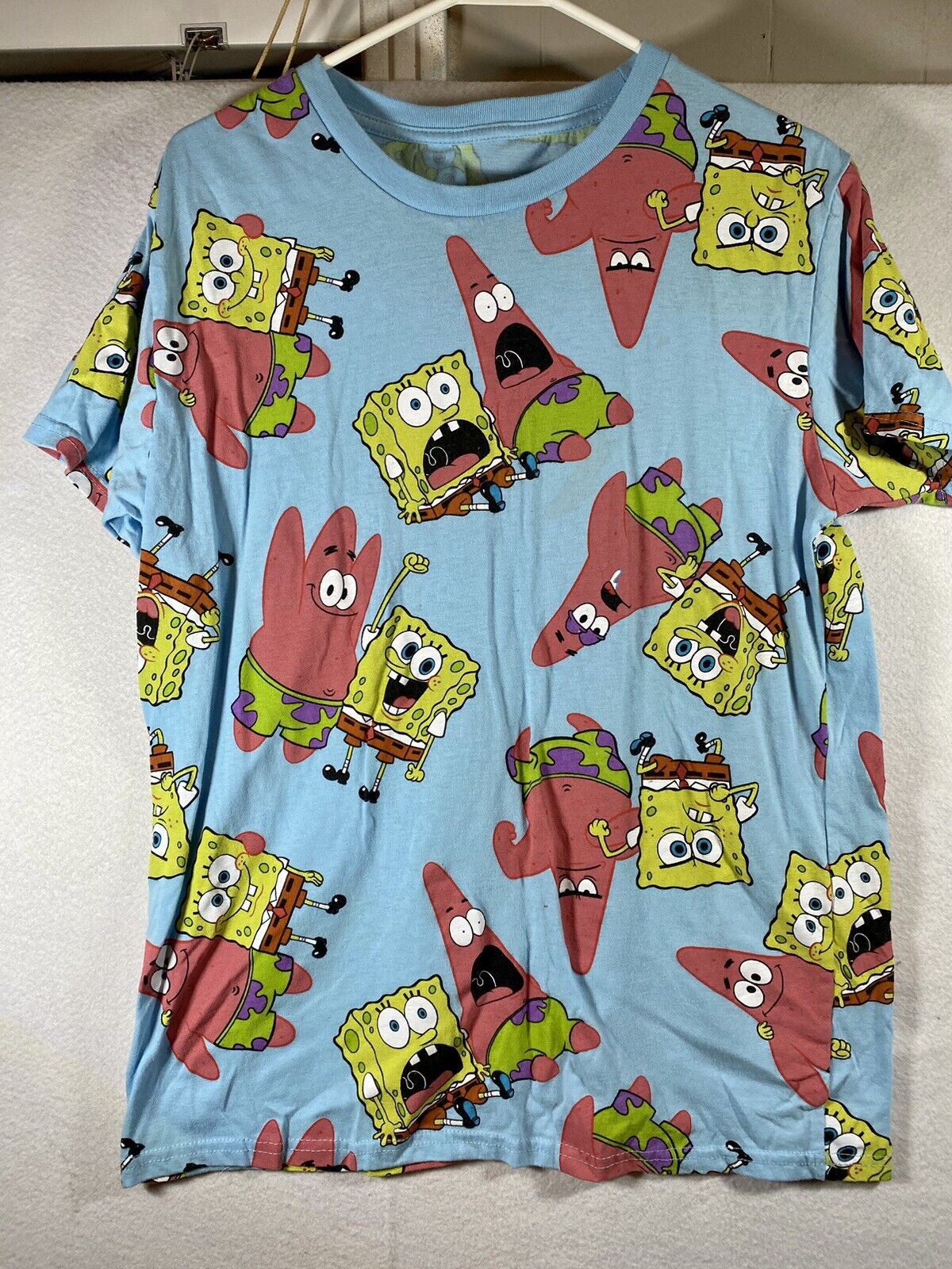 SpongeBob SquarePants Nickelodeon Shirt Size L Unisex 2022 Best Friends Print