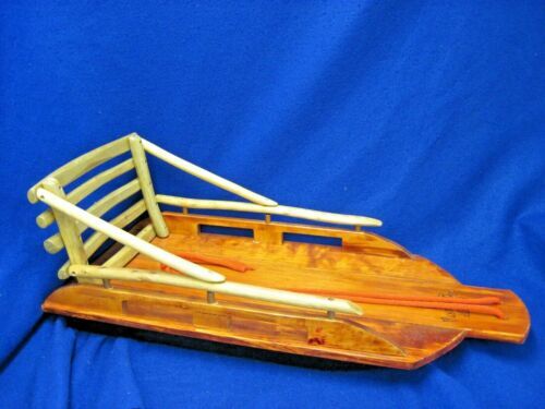 Mountain Boy Sledworks Ultimate Flyer Wooden Snow Sled Outdoors