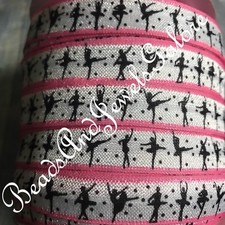 Ballet foe inspired ballet elastic ballet hair ties dance foe dance elastic- 5/8