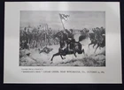 1898 Civil War Print - "Sheridan's Ride" - Cedar Creek, near Winchester, VA