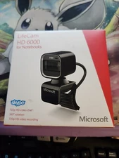 Microsoft 7PD00001 LifeCam HD 6000 Web Cam for Notebooks