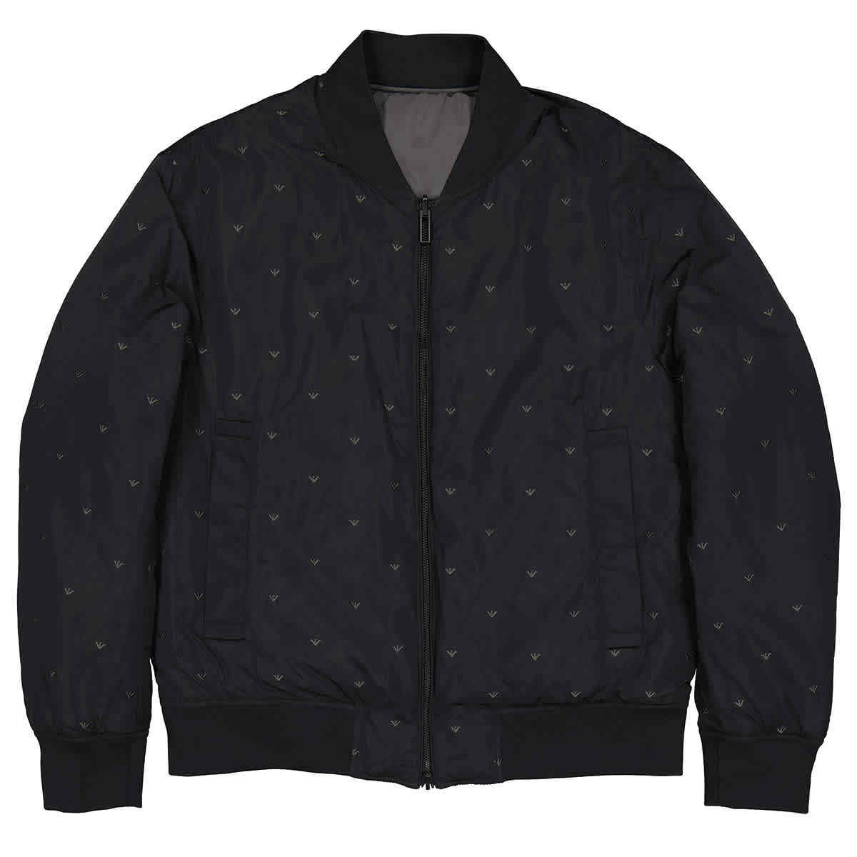 Emporio Armani Bomber Jacket in Reversible Nylon
