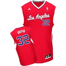 ADIDAS NBA Mens Blake Griffin 32 Los Angeles Clippers Basketball Road Jersey XL